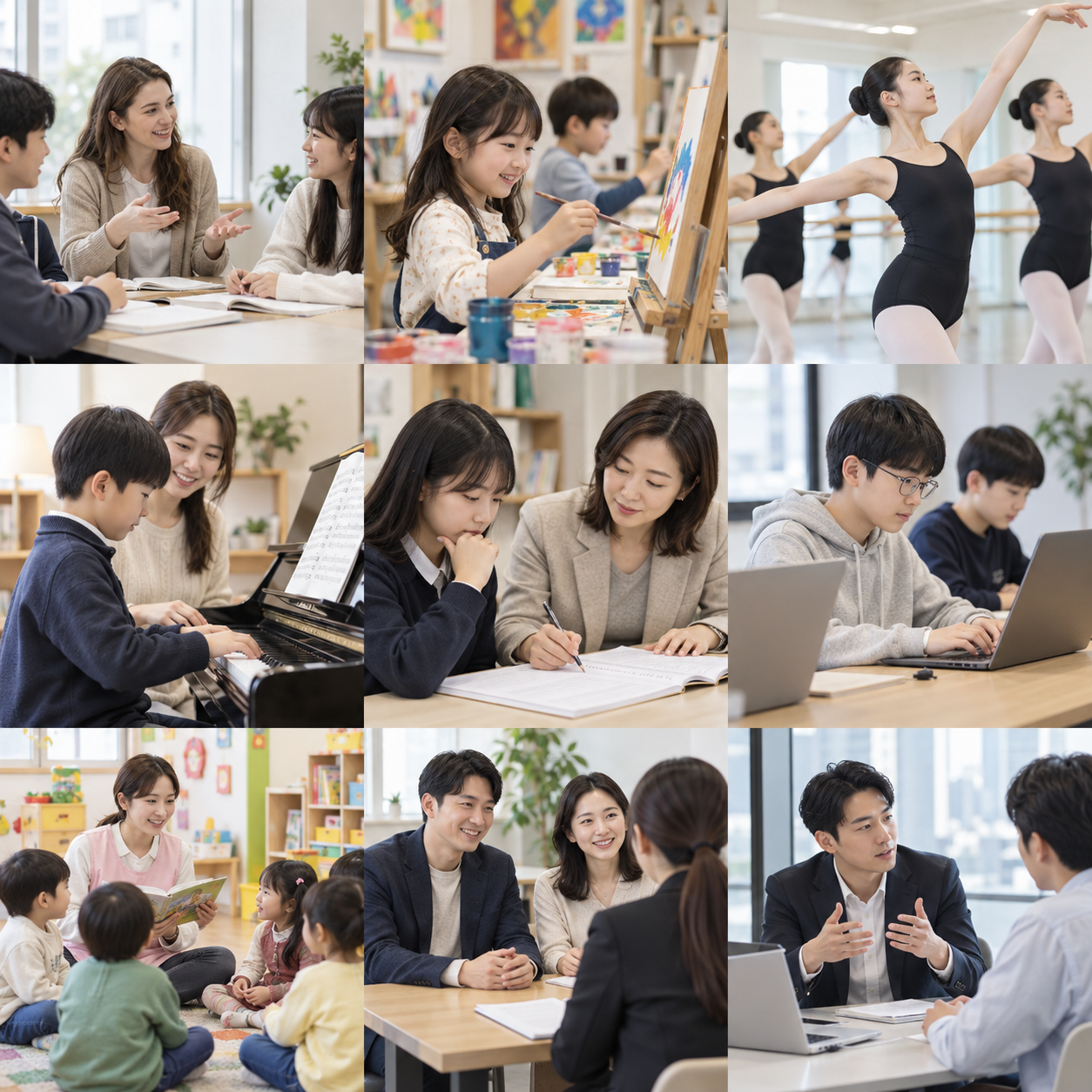 무용학원 업종을 보여주는 사진